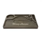 Hemp Plastic Rolling Tray - Brown - overhead
