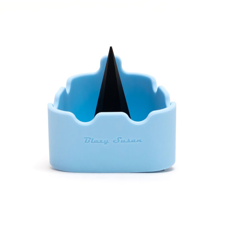blue silicone ashtray