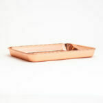 rose gold stainless steel rolling tray