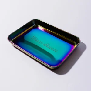 stainless steel rolling tray rainbow
