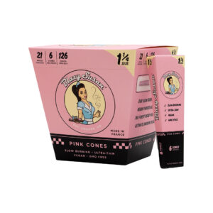 pink pre rolled cones box