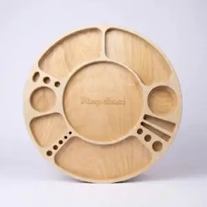 Birch Blazy Susan Spinning Rolling Tray