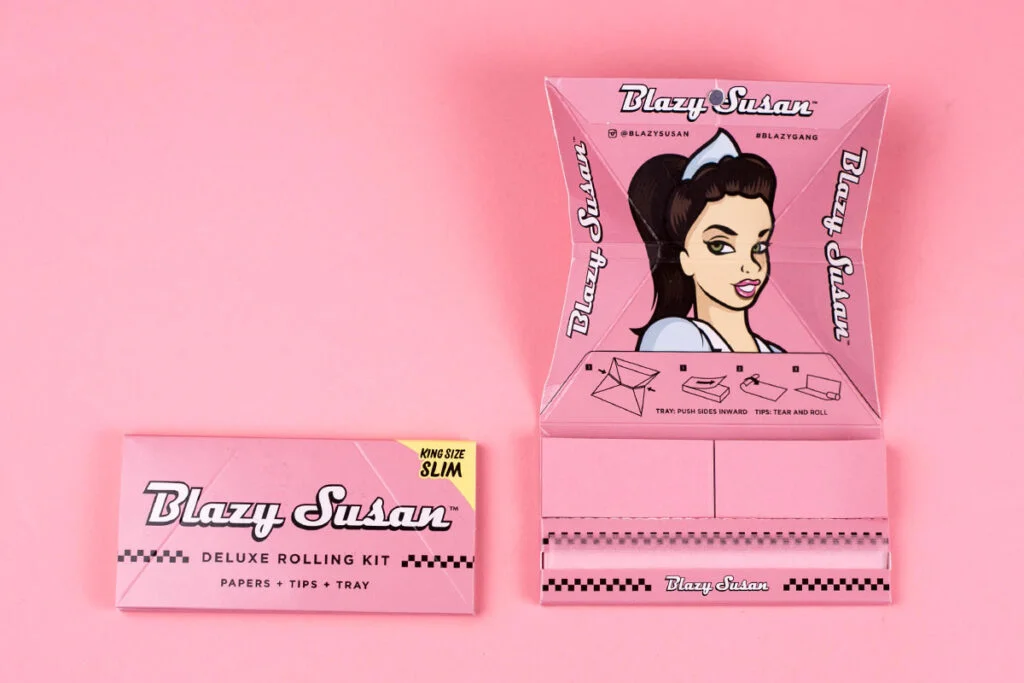 Blazy Susan King Size Slim Pink Deluxe Rolling Kit – matchboxbros