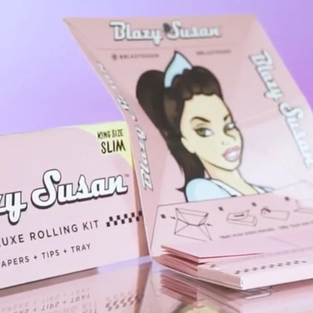 Barbie Bunny Smoke Arsenal Rolling Tray Blazy Susan Pink Smoking