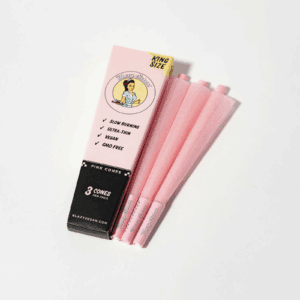 King Size Pink Pre Rolled Cones
