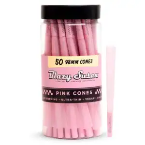 Pink Pre Rolled Cones | 98mm | 50 Count