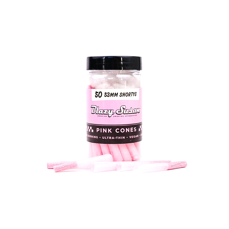 Shorty Pink Pre Rolled Cones - 50 Count