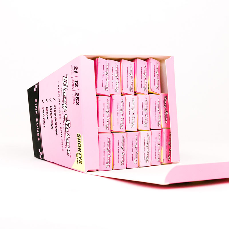Shorty Pink Pre Rolled Cones - 12 Count - Full Box