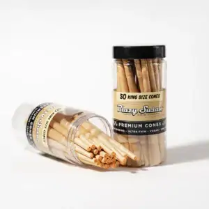 Unbleached Pre Rolled Cones Jar