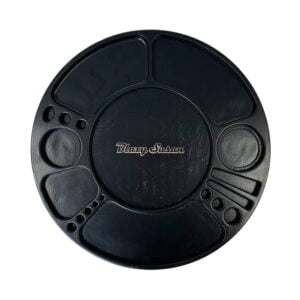 Black Blazy Susan Tray