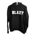 varsity hoodie black