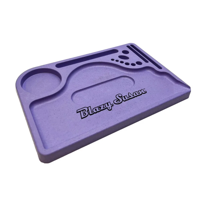 Purple Hemp Plastic Rolling Tray