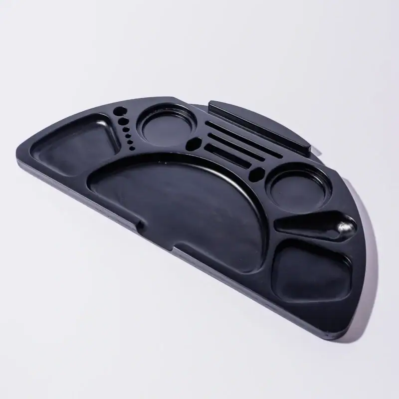 Black Half Moon Rolling Tray
