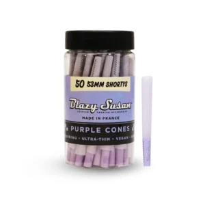 Shorty Purple Pre Rolled Cones | 50 Count