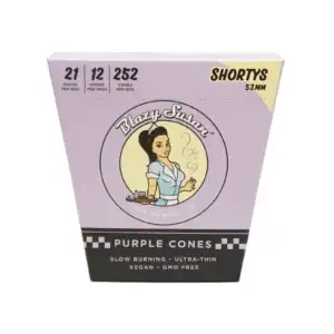 Shorty Purple Pre Rolled Cones | Full Box