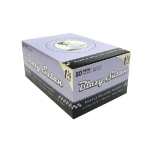 Purple 1-1/4" Rolling Papers | Full Box