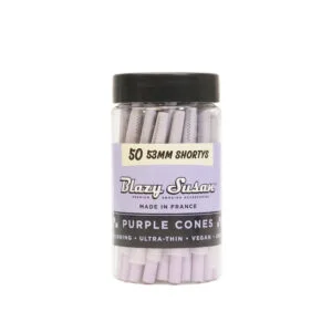 Shorty Purple Pre Rolled Cones - 50 Count
