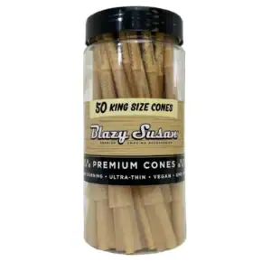 Unbleached Pre Rolled Cones | King Size | 50 Count