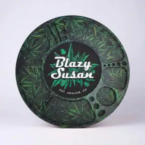 Leafy Blazy Susan Spinning Rolling Tray