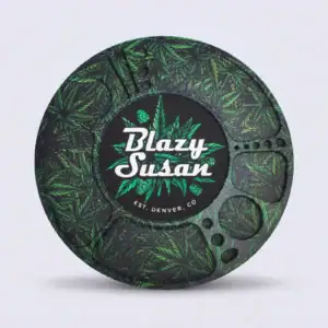 Leafy Blazy Susan Spinning Rolling Tray
