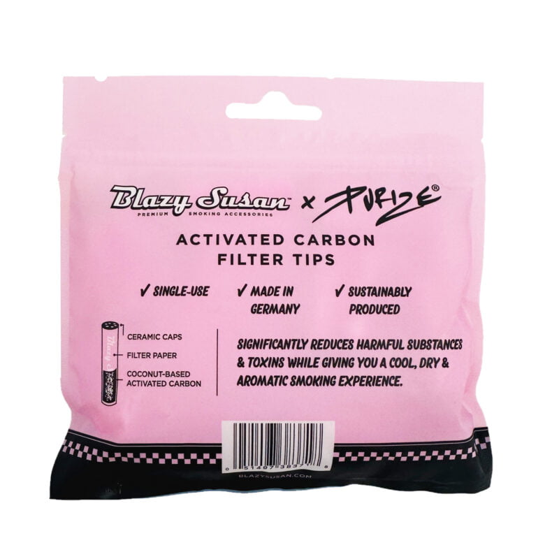 Pink Activated Carbon Filters Regular | Back
