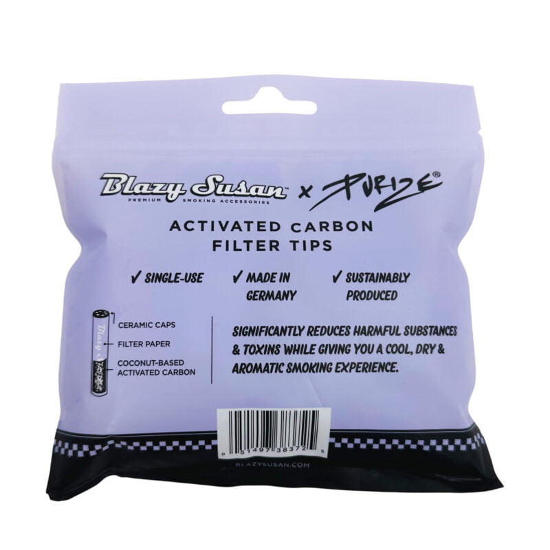 Purple Activated Carbon Filters Regular | Back