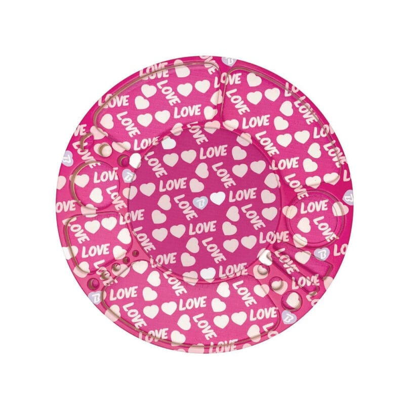 Light Pink Blazy Susan Love Tray