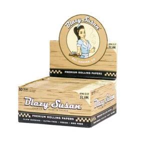 King Size Unbleached Rolling Papers - Full Box