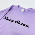 blazy susan purple shirt