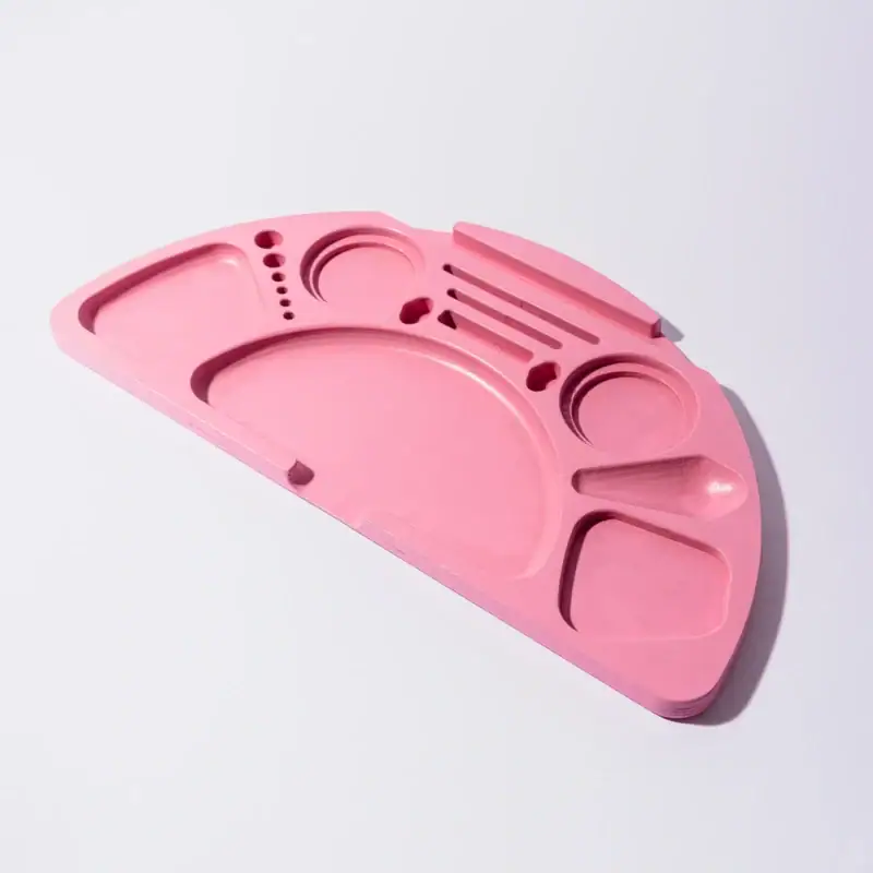 Pink Half Moon Rolling Tray