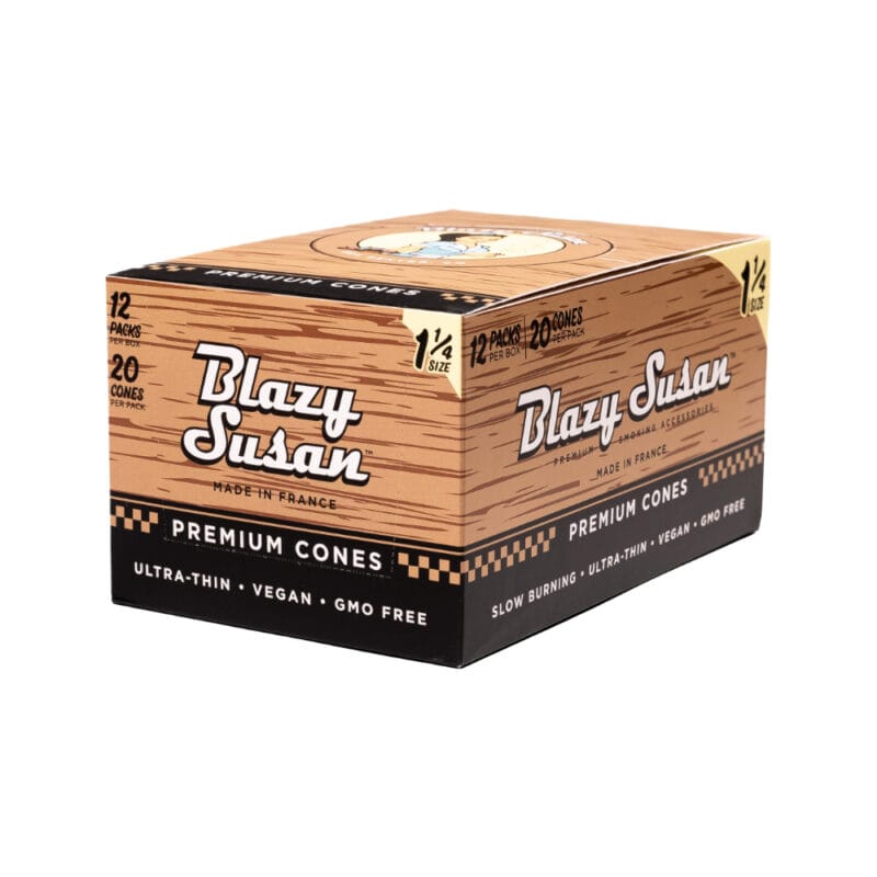 1 1/4" Unbleached Pre Rolled Cones - 20ct - full box