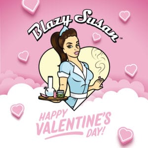 Valentine's Day Bundle image with hearts and clouds