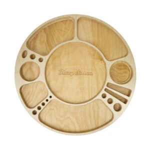 Birch Blazy Susan Spinning Rolling Tray
