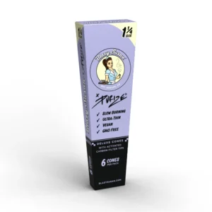 purple pre rolled cones with purize activated carbon filters - purple