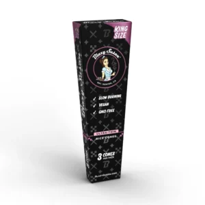 ultra thin rice pre rolled cones - King Size 3ct - single unit