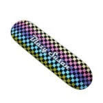 Checkers Skateboard Deck graphics