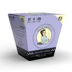 Purple Pre Rolled Cones with Purize Activated Carbon Filters | Full Box