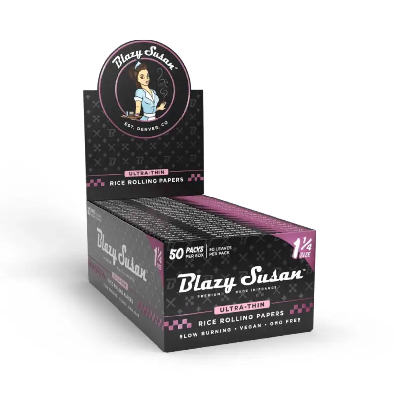 Ultra Thin Rice Rolling Papers Full Box - 1-1-4