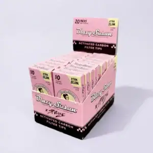 Purize Active Carbon Filter Tip | 10ct | Extra Slim | Full Box