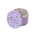 4-Piece Printed Grinder | Purple Icons