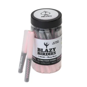 Pins and Aces | Ultra-Thin Birdie Pre Rolled Cones Jar