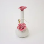 mauve rosette vase