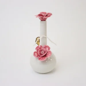 mauve rosette vase