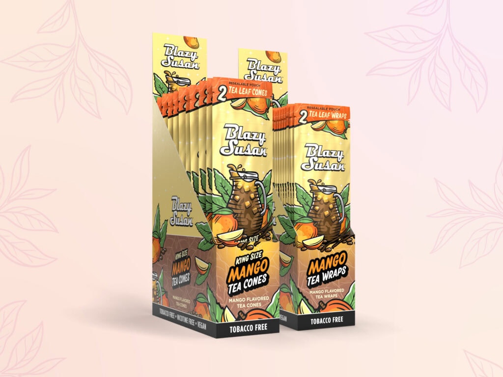 Mango Wraps next to Mango Cones